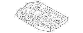 Right headlight mount Porsche Panamera 14-16 for LED