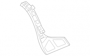 Rear bumper bracket right Mercedes X167 GLS 450 580 20-26 AMG pkg