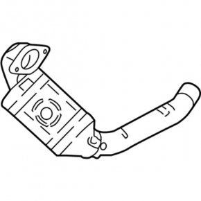 Catalytic Converter Left Lincoln Nautilus 19-23 2.7T