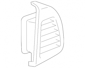Front Panel Air Deflector Right Lincoln Nautilus 19-23