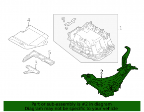Lexus CT200h 11-17 inverter mount