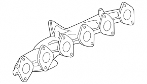 Exhaust manifold BMW X5 F15 14-18 3.0D