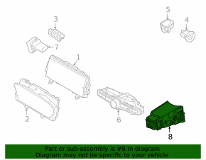 Projection on the windshield Volvo V90 17-22 usa