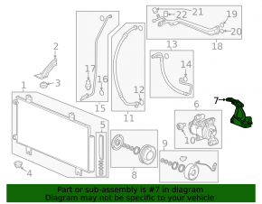 Generator bracket Honda HR-V 16-22