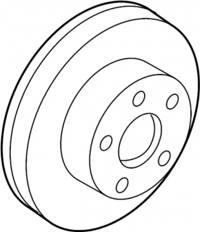 Front left brake disc Infiniti Q50 14-24 320/27mm, rusty