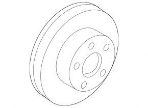 Front left brake disc Infiniti Q50 14-24 320/27mm, rusty