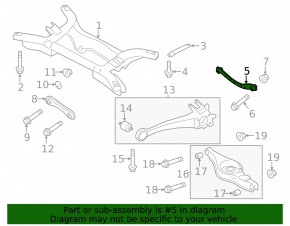 Upper rear right arm Mitsubishi Outlander Sport ASX 13-23