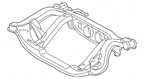 Rear subframe for Toyota Highlander 2001-2007 AWD