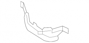 Hood Lock Trim Mitsubishi Eclipse Cross 18-