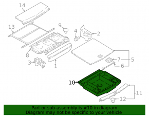 VW Tiguan 18-22 trunk tray