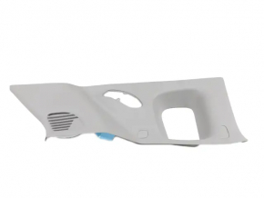 Upper right arch trim for Jeep Compass 19-26, black, two pieces, scratched, needs cleaning