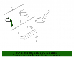 Door trim side rear right front Subaru Forester 19- SK