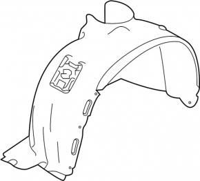 Front left fender liner Infiniti QX30 17-17