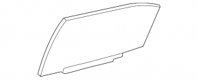Glass door rear left Lexus ES300h ES350 13-18