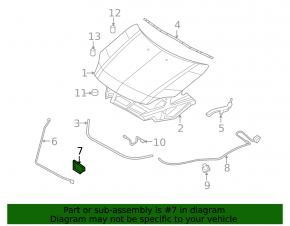 Ford Flex 09-19 Hood Lock