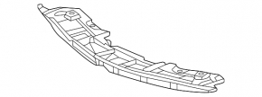 Fastening of radiator grill grill Acura ILX 13-15 prerest