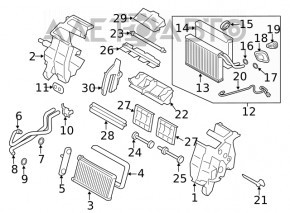 Radiator deflector right Subaru Forester 19-21 SK