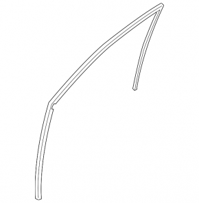 Front left window seal for Kia Sorento 10-15