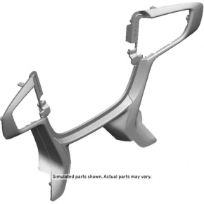 Steering wheel cover GMC TERRAIN 18 - chrome, worn