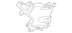 Left bumper air duct Chevrolet Equinox EV 24-26