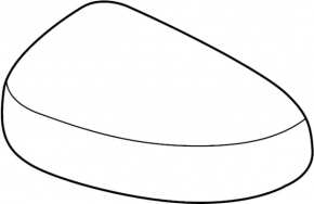 Left mirror cover Infiniti QX60 16-20