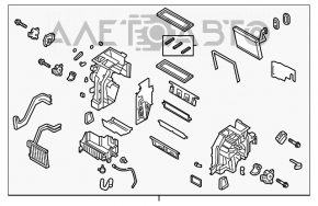 Heater assembly for Hyundai Azera 12-17