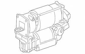 Air suspension compressor Mercedes AMG GT-class X290 19-25