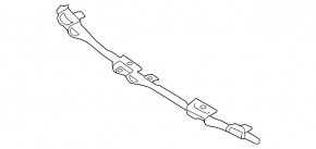 Front bumper bracket, central lower, Mercedes GLC-class X254 23-25 AMG pkg