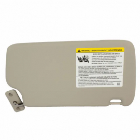 Left visor Ford Fiesta 11-19 gray, without hook