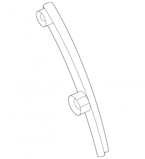 Rear right door glass guide Mazda CX-30 20-