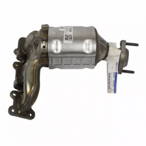 Exhaust manifold with catalytic converter right Lincoln MKZ 13-16 3.7