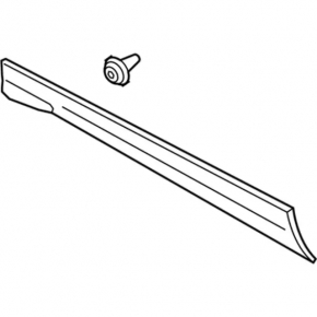 Ford Escape MK3 17-19 lower front right door trim, structure, scratches