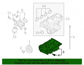 Ford Explorer 20-23 2.3T AWD Engine Sump
