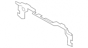 Upper radiator deflector for Land Rover Range Rover Sport 18-22 rest.