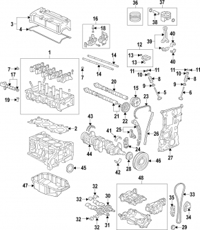 Crankshaft Honda Accord 13-17 2.4