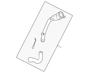 Fuel filler neck Mini Cooper Clubman R55 07-14