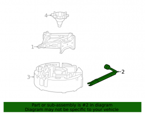Chevrolet Impala 14-20 wheel spanner