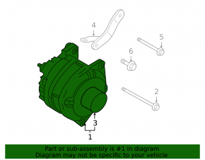 Generator Infiniti G25 G35 G37 4d 06-14 bearing creaks
