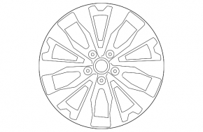 Wheel disk R18 Subaru Outback 15-17 curb