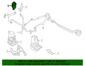 Volvo S60 11-18 Power Steering Reservoir