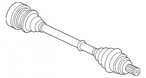 Rear right axle shaft for Audi A8 19-25