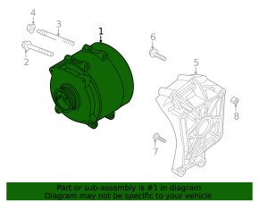 Audi RS Q8 21-25 4.0 Alternator
