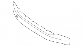 Front bumper center trim Mini Cooper Countryman F60 17-20