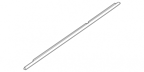 Molding door-glass central rear left BMW X5 F15 14-18 chrome