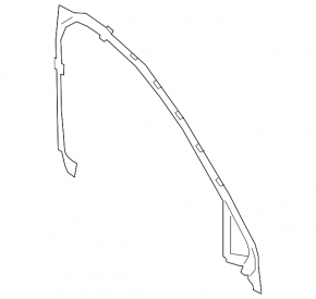 BMW X2 F39 18-23 inner front left door frame