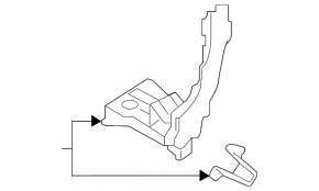 Left side member bracket for Subaru Forester 19-24 SK