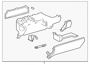 Glove box, glove compartment Lexus UX200 UX250h 19-