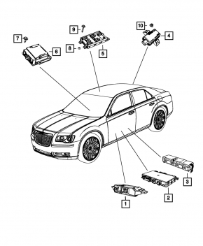 BCM Chrysler 300 11-12 prerest