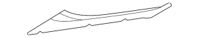 Headlight cover upper left VW Touareg 11-17 FPS