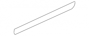 Lower front right door trim for Nissan Rogue Sport 17-22